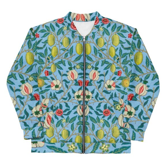 Four fruits pattern Unisex Bomber Jacket - Picture 6 of 10